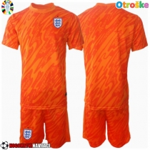 Otroške Nogometnih dresov Anglija Vratar Domači EP 2024 Kratki rokavi (+ hlače)